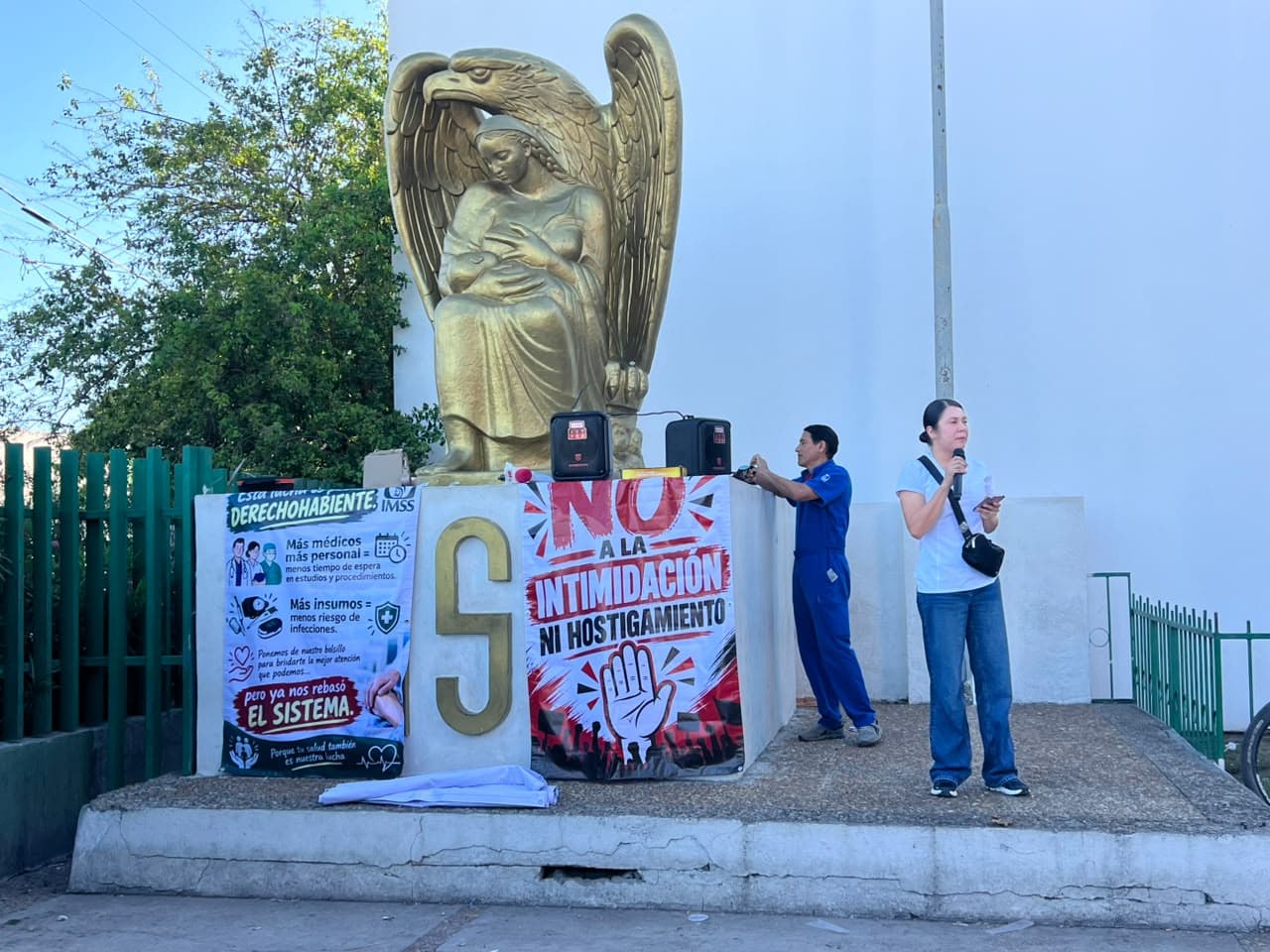 Personal médico y trabajadores denuncian falta de insumos