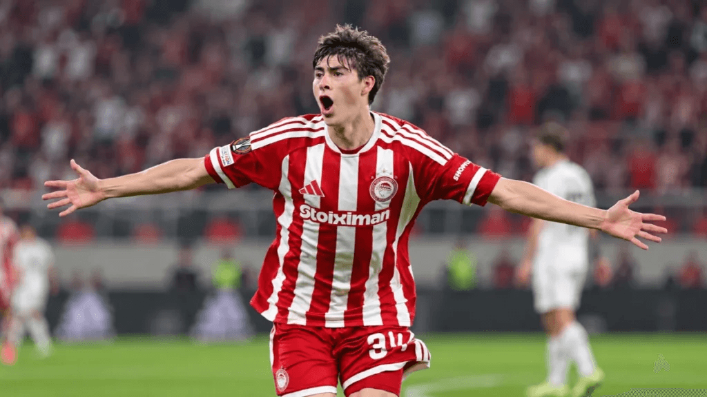 Gol de “Hormiga” da el triunfo al Olympiacos