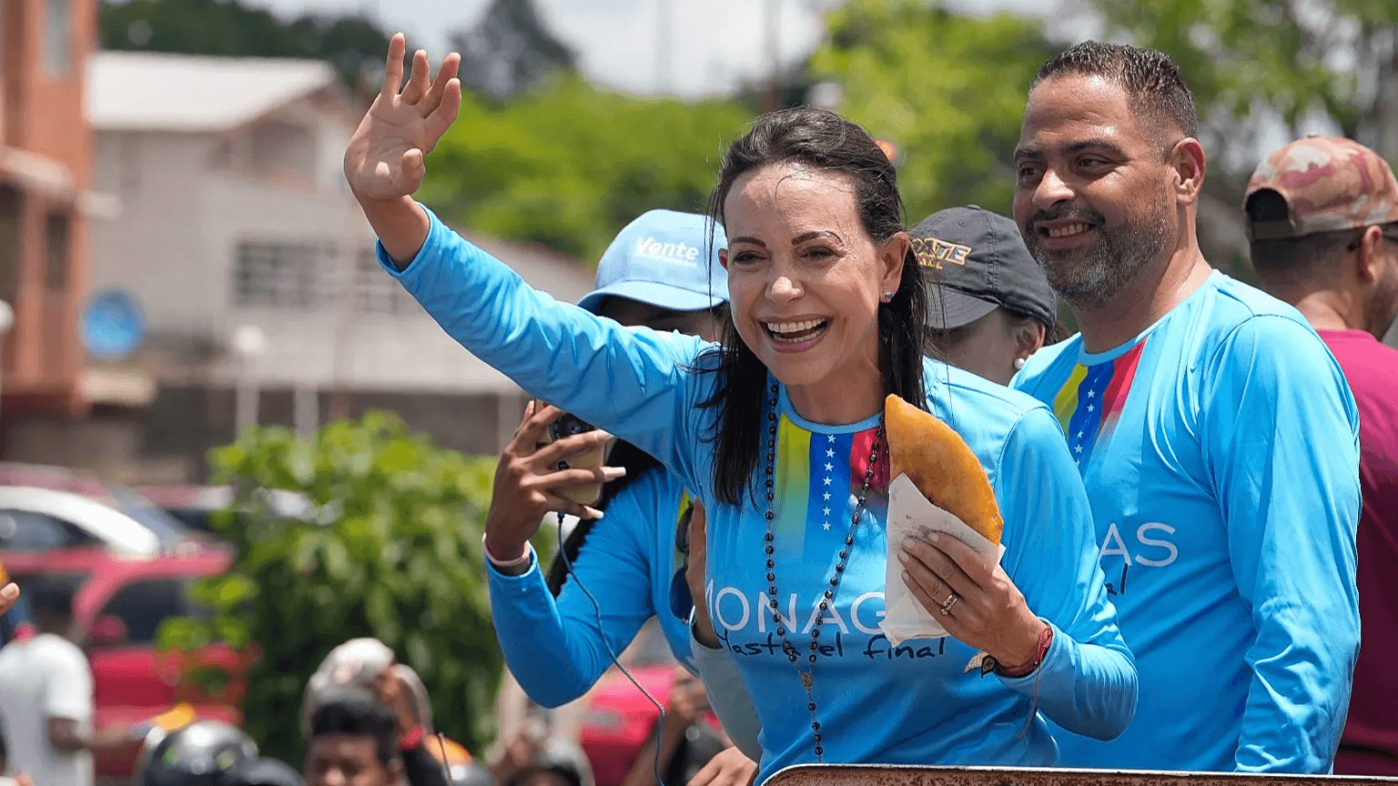 María Corina Machado de regreso en Venezuela después de 10 meses