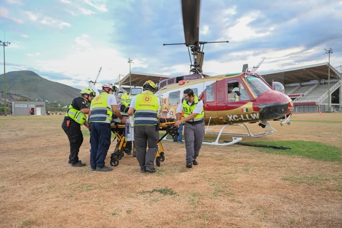 Activa SST traslado aéreo de niña de 4 días de nacida