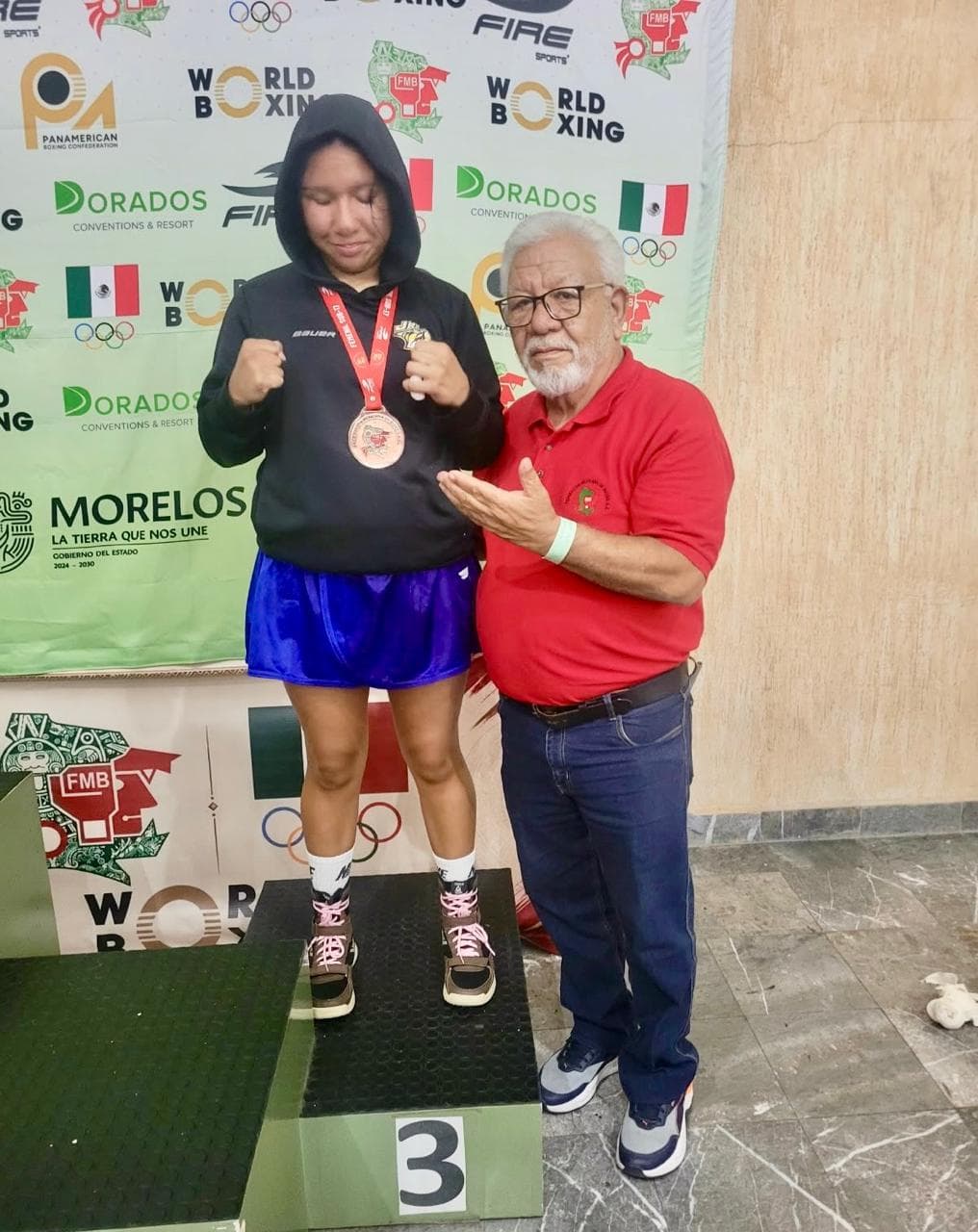 Destaca boxeadora Liana Reyes en el Festival Olímpico de Boxeo 2026
