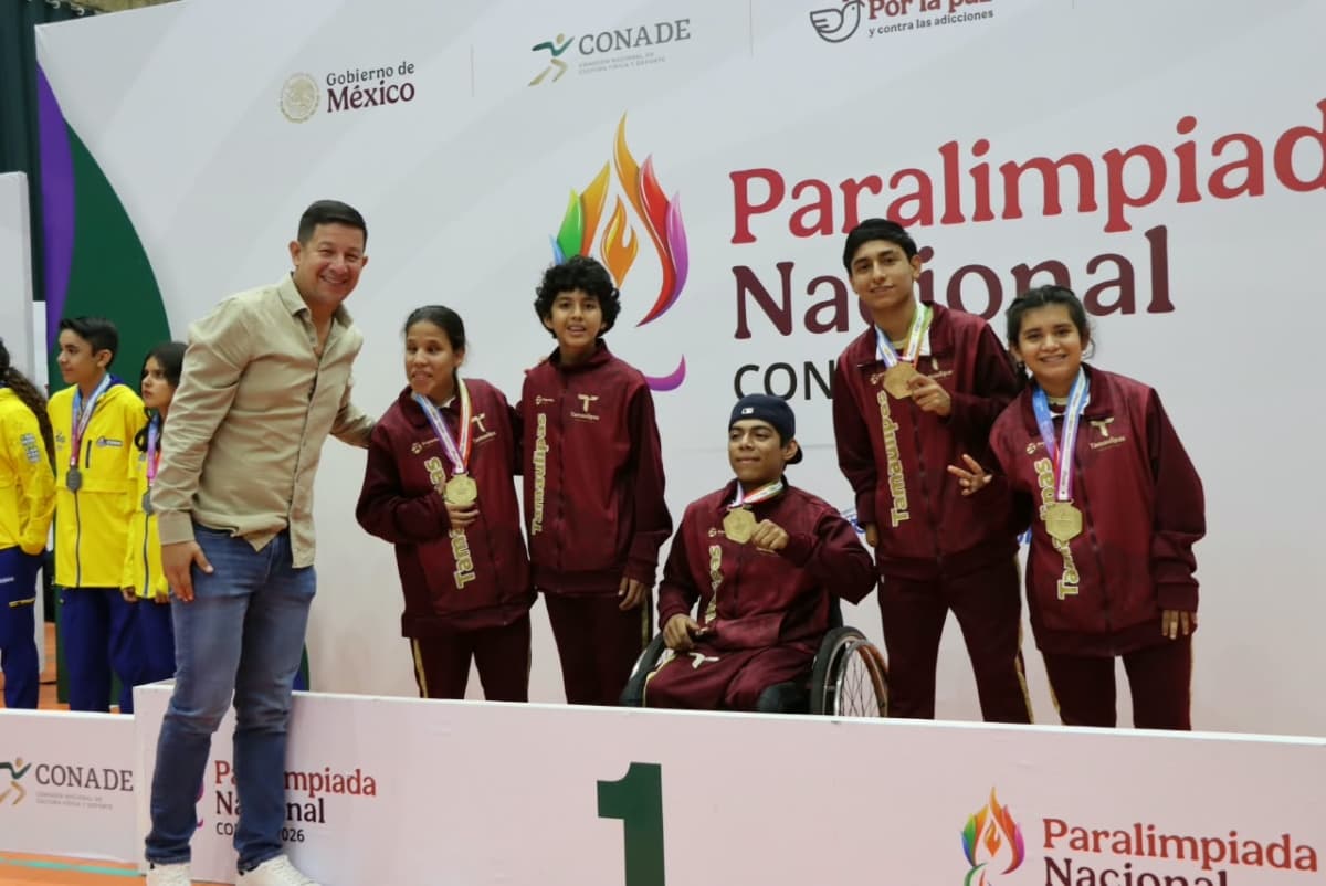 Tamaulipas sigue destacando en la Paralimpiada Nacional 2026