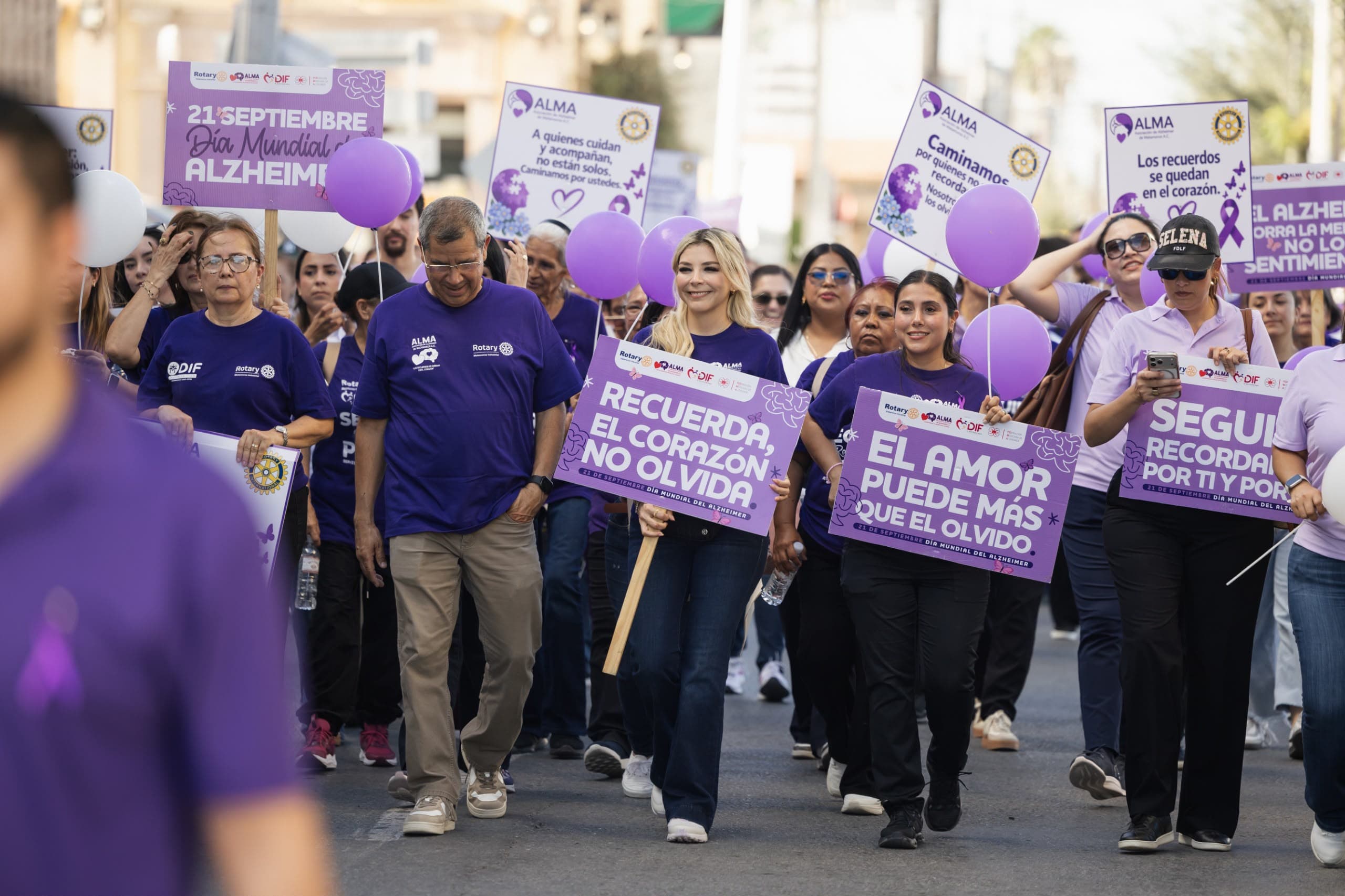 DIF Matamoros y la Asociación ALMA conmemoran el Día Mundial del Alzheimer con caminata de sensibilización