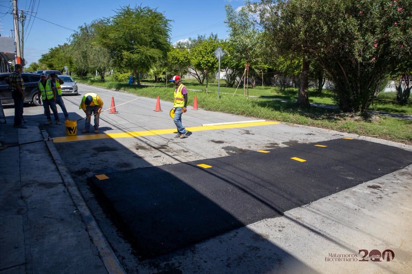 José Alberto Granados Fávila refuerza mantenimiento urbano y rehabilitación vial en Matamoros