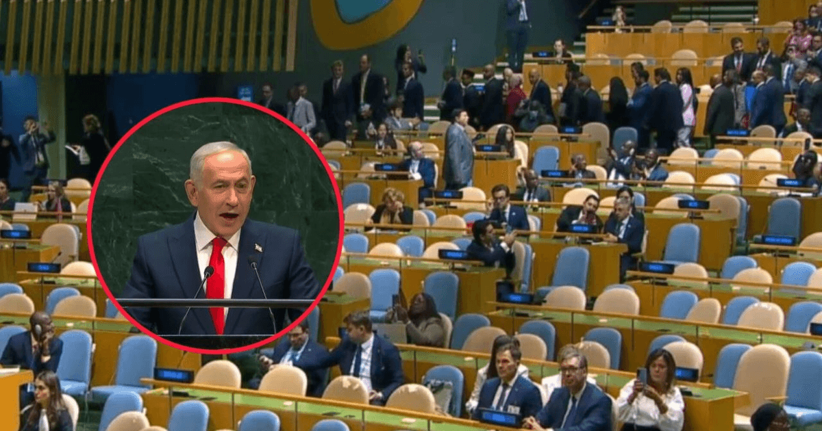 Abandonan diplomáticos asamblea de la ONU en turno de Netanyahu